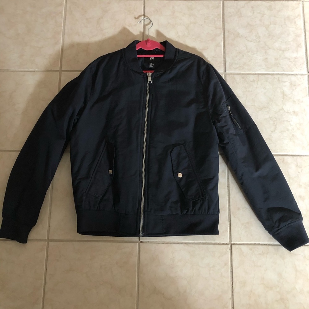 H&M Flight Jacket Navy